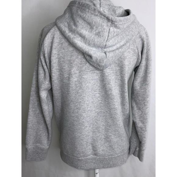 Champion Gray Fleece Hoodie Pink & White Logo XL - Picture 4 of 13